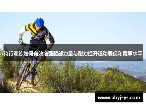 骑行训练如何有效增强腿部力量与耐力提升运动表现和健康水平
